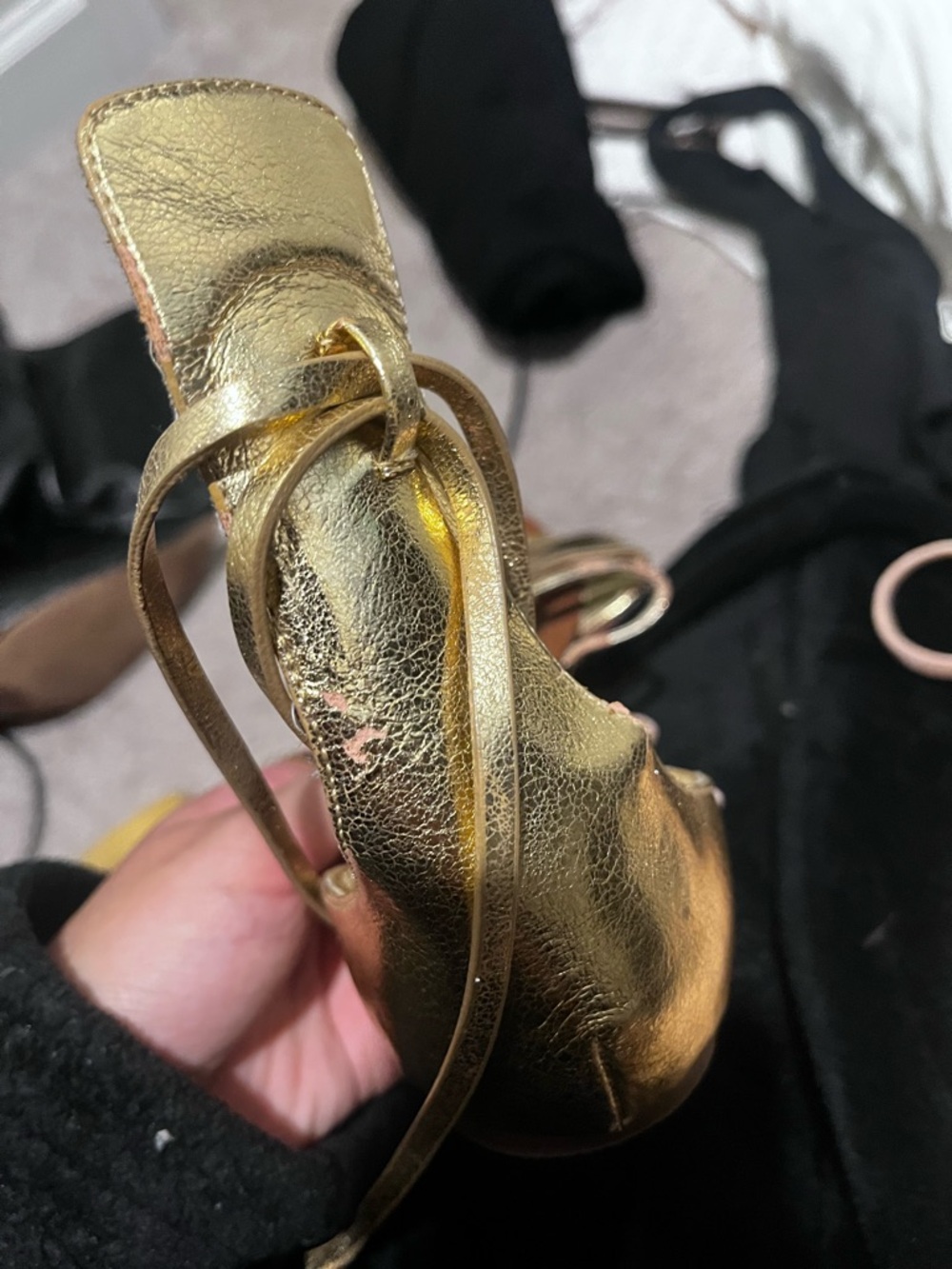 Gold Sandals - Picture 6 of 8